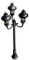 Black Outdoor Lamp Post