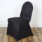 Plastic Tote Full of Black Spandex Chair Covers