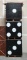 3 Large Wooden Black Dice