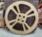 Large Decorative Wooden Movie Reel