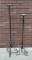 2 Wrought Iron Candle Holders