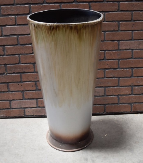 Large Metal Planter / Trash Can