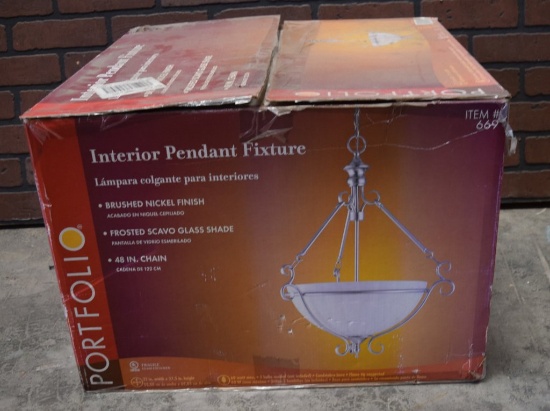 Glass Shade Pendant Hanging Light