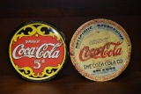 2 Coca-Cola Tin Signs