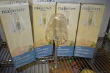 4 Glass Candle Holders