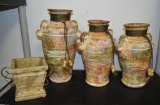 4 Ceramic Pots
