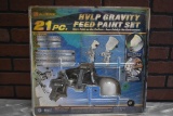 HVLP Gravity Feed Paint Gun Set