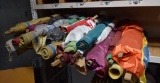 LOT of Rolls Of Fabric