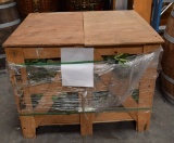 Wooden Crate Full of Artificial Plants/Tree's