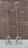 2 Wrought Iron Candle Holders