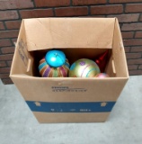 Box Full of Holiday Ornaments