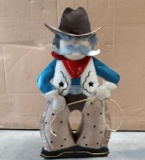 14 Metal Cowboy Candle Holders