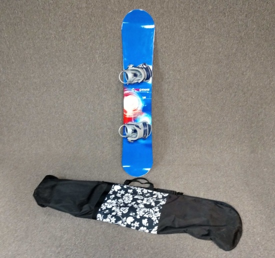 Snowboard With Bindings