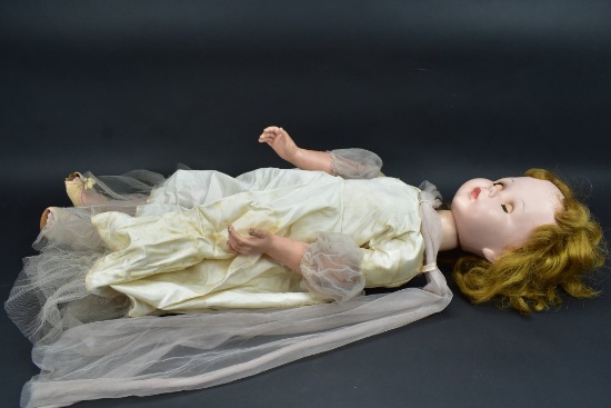 30in Tall Vintage Doll