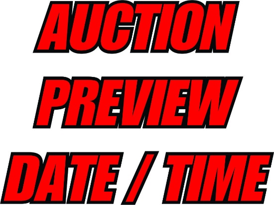 Auction Preview Date And Time