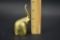 Small Brass Elephant Hand Bell