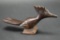 Hand Craved Wooden Bird Statue
