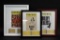 3 Framed Theater Playbill's and Tickets