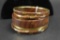 Brass And Wood Fashion Bangle Bracelet Set