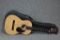 Acoustic Guitar With Case