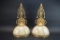 2 Decorative Wall Sconces