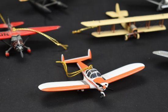 Collection of Mini Airplane Ornaments