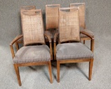 5 Cane Back Dinning Room Chairs