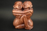 Hand Carved Tribal Wood Sculpture