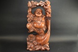 Hand Carved Wooden Buddha Sculpture