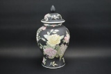 Chinese Porcelain Baluster Vase and Lid
