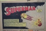 Framed 1939 Superman Newspaper Comic