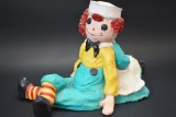 Ceramic Raggedy Ann and Andy Figurine