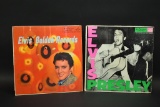 2 Vintage Elvis Presley LP Records