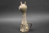 Brass Cat Statue