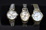 3 Ladies Timex Wrist Watches