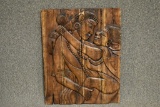 Hand Carved Tribal Art Wall Hanging