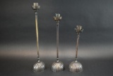 3 Decorative Candle Stick Holders