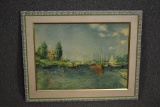 Framed Monet Print