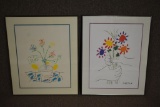 2 Framed Picasso Lithographs