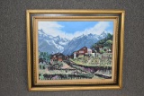 Large Framed Painting