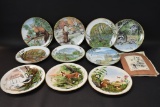 10 Porcelain Collectors Plates