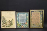 3 Vintage Wall Hangings