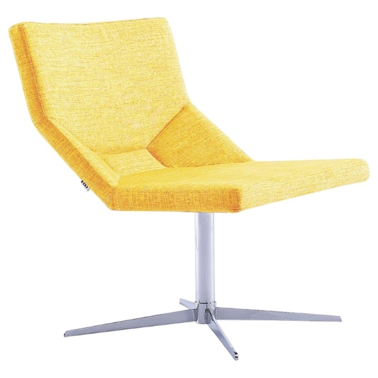 NEW Divani Casa Pico Lounge Chair - Yellow