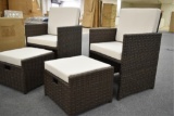 NEW 4pc Renava Barcelona Square Patio Set