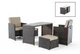 NEW Renava Outdoor 5pc Balcony Patio Dining Set