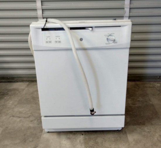 White GE Dishwasher