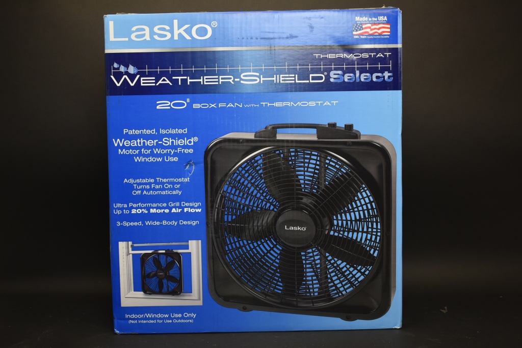 Lasko Weather Shield Box Fan | Proxibid