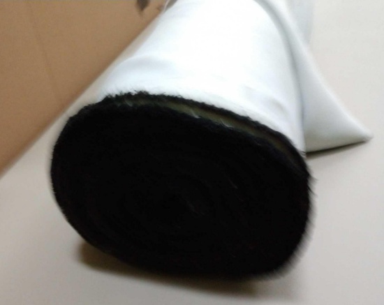 62 inch long roll of fabric