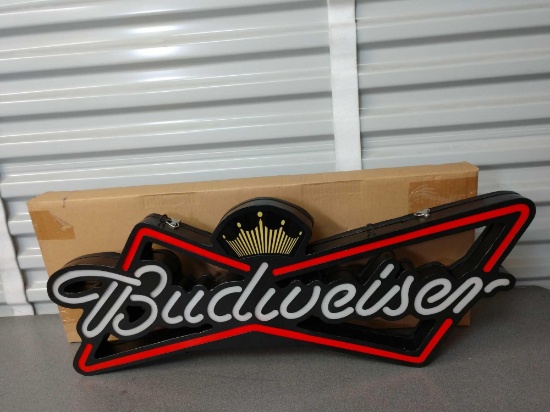 Budweiser neon sign