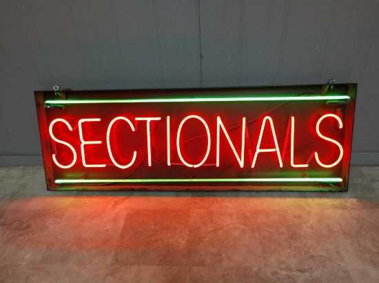 Sectionals neon sign